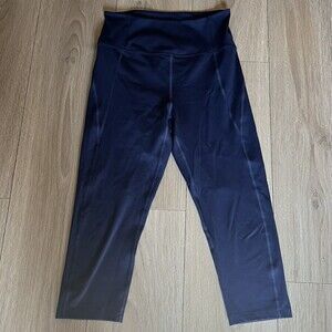 Girlfriend Collective Leggings Women High Rise Compressive Midnight Blue Navy M